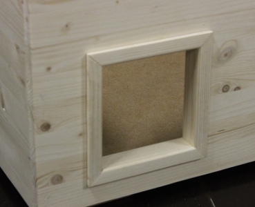 Katzenhaus XL mit 25 Watt Heizung vollisoliert Boden, Wände und Dach